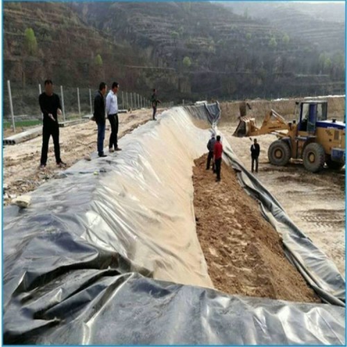 电厂原水调节池用1.5mmHDPE土工膜 0.9mmHDPE防渗膜性能稳定