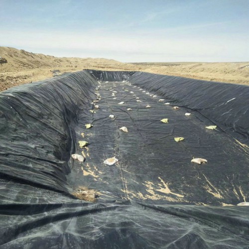 榆林养猪场氧化塘毛面HDPE土工膜 鱼塘养殖土工膜 尾矿HDPE土工膜价格