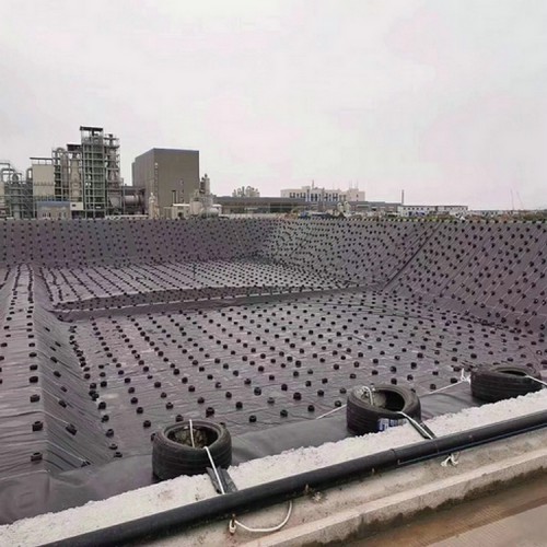 养猪场氧化塘糙面HDPE防渗膜 2.0mm土工膜精选厂家