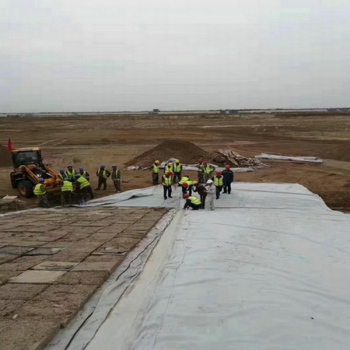 1.2mm污水池土工膜 恒瑞牌土工膜 养牛场沼气池防渗膜厂家