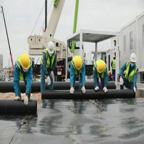 化学反应池防渗土工膜 0.9mmHDPE土工膜精选厂家