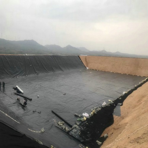 仓库防渗用1.2mmHDPE防渗膜可量尺定做