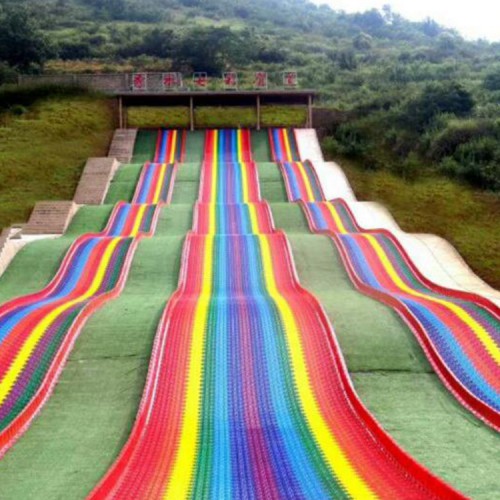 彩虹滑道 彩虹滑道工程 七彩滑坡滑道