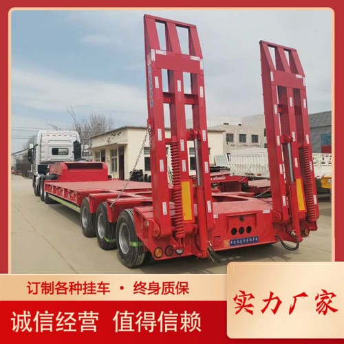 低平板半挂车 自卸半挂车 三线六轴 四线八轴 五线十轴