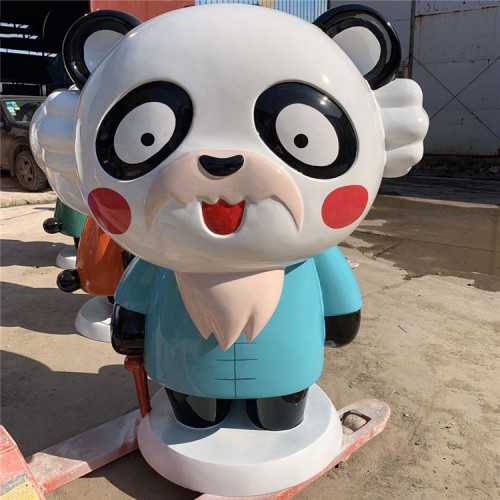 玻璃钢主题雕塑 广场形象雕塑 美陈雕塑