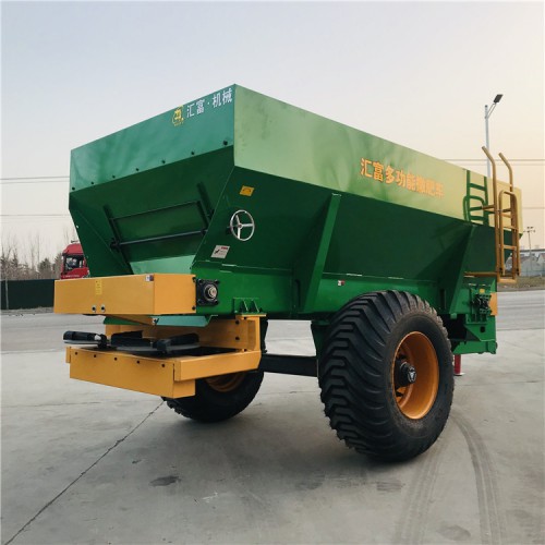 单链排圆盘抛肥车 大田施肥撒肥机