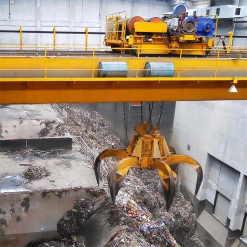 QZ型电动双梁抓斗起重机  垃圾发电厂专用垃圾吊