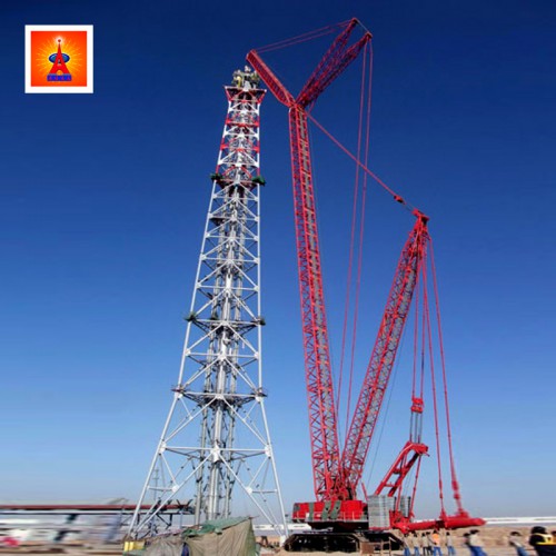 化工烟囱塔支架 23米烟筒铁塔 排气塔 钢结构火炬塔生产厂家