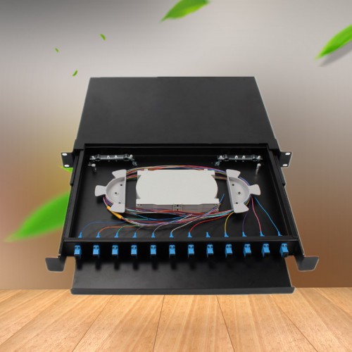 24芯光缆终端盒 光纤配线架内部展示