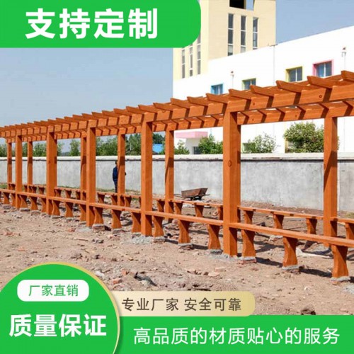 仿木花架 水泥仿木花架厂家