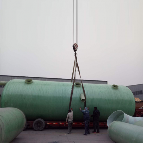 玻璃钢大立方化粪桶三格隔油池