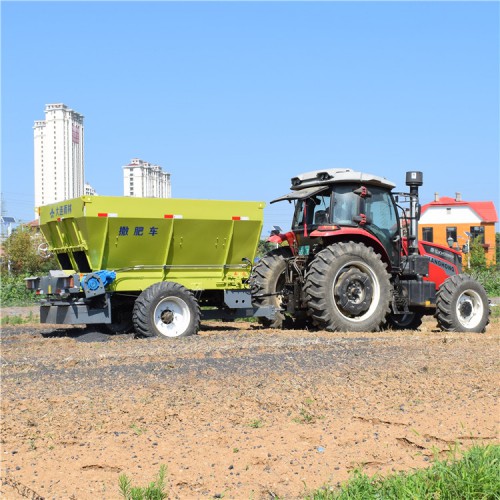 雨林厂家定制小型农田抛粪车 全自动撒粪机