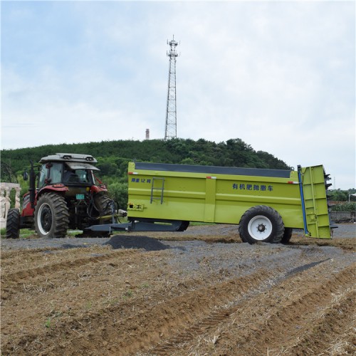 雨林定制小型农家肥扬粪机堆肥撒肥车厂家加工