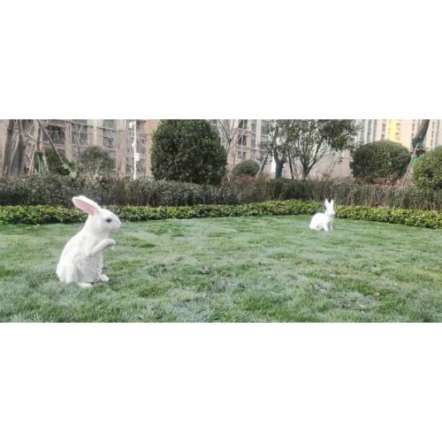 卡通兔子  公园雕塑摆件   小区雕塑摆件