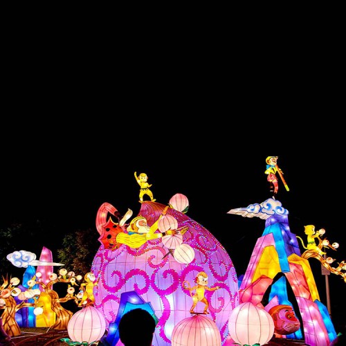 元旦节花灯大型灯 公园灯