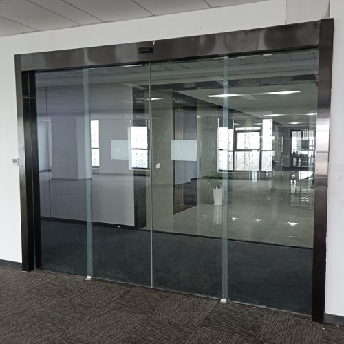 办公电动感应门 办公专用玻璃门