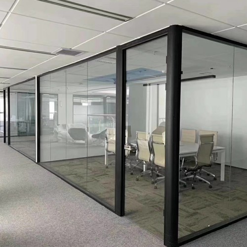 单玻拼缝隔断 单层玻璃隔断 玻璃隔断