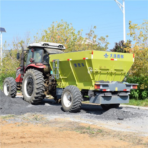 雨林有机肥撒肥机 双圆盘抛洒机