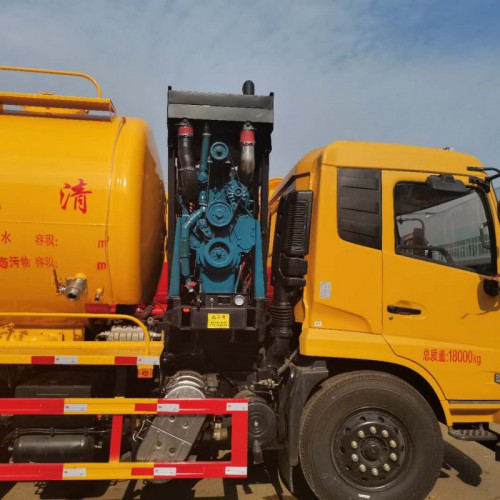高压清洗吸污车 东风吸污净化车
