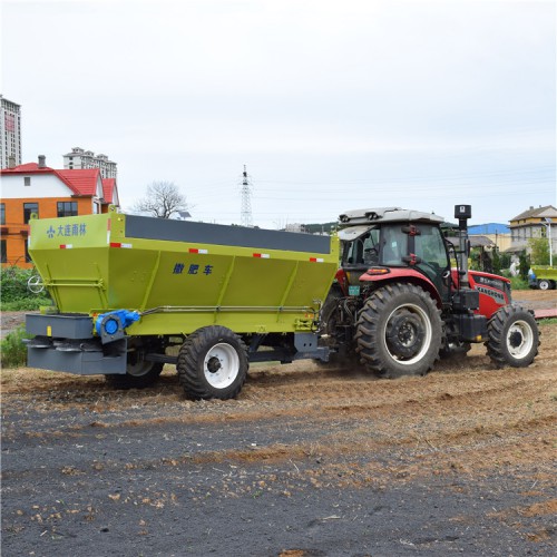 雨林双圆盘撒肥机 湿粪农家粪撒粪车 厂家定制
