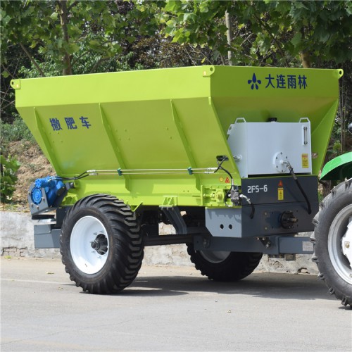 雨林商品有机肥抛洒机  6立方牛羊粪撒粪车可定制