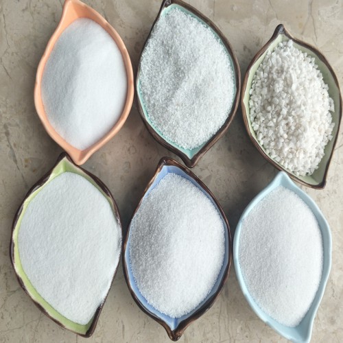 雪花白10-200目精白砂 细白沙