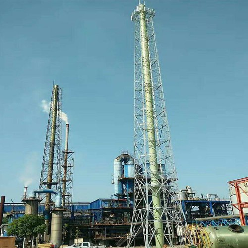 烟筒塔支架 定制烟囱支撑塔 废气排放支撑烟囱塔