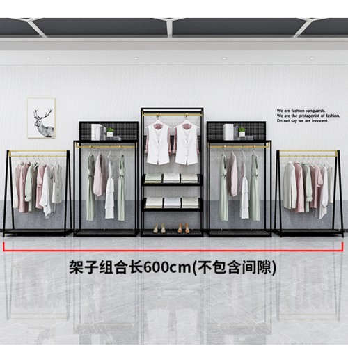 服饰展架展柜 时尚服装展架展柜货架厂家批发定制