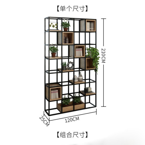 钢木展架  钢木书架 办公隔断屏风展架 工艺品陈列展架