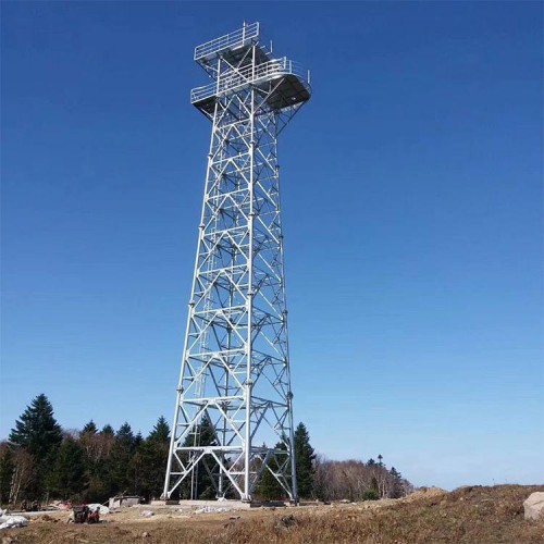 监控塔 草原监控塔 卓大20米监测铁塔厂家
