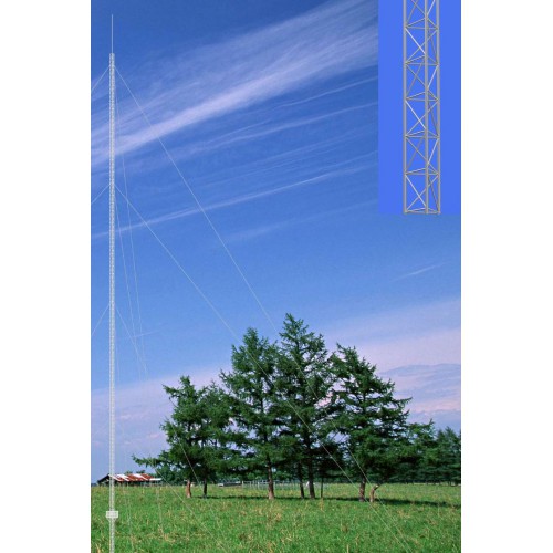 卓大测风塔厂家 拉线测风塔 风电场测风塔