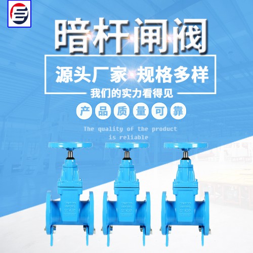 弹性座封暗杆闸阀 不锈钢硬密封闸阀  暗杆闸阀  锁闭式闸阀