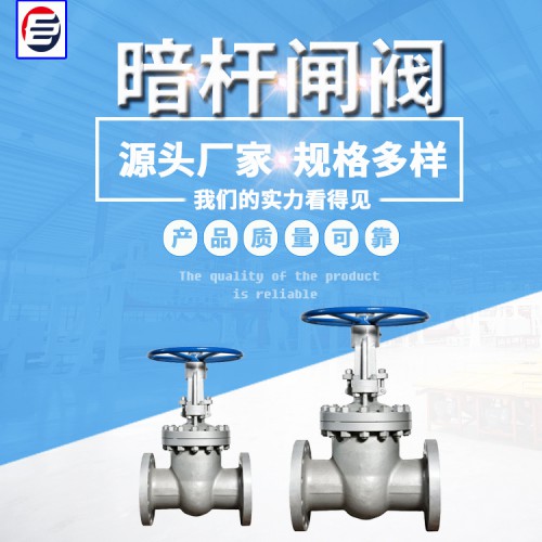 暗杆闸阀  锁闭式闸阀 不锈钢闸阀 高压电站闸阀