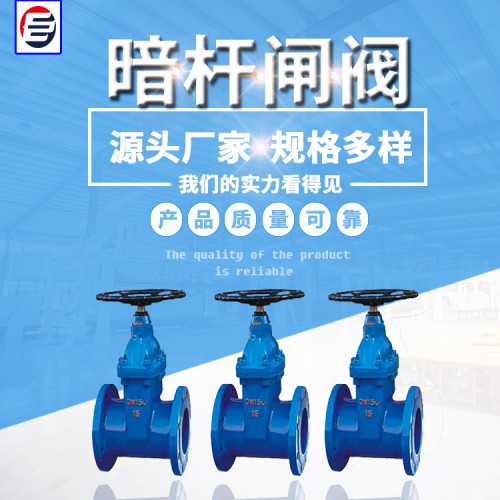 伸缩弹性座闸阀 暗杆闸阀 高压电站闸阀 闸阀厂家