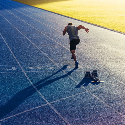 学校塑胶跑道 体育场塑胶跑道 透气型塑胶跑道