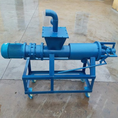 贵州家用电猪粪脱水机 斜筛式牛粪干湿分离机 水泡粪脱水机价格