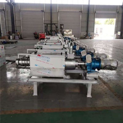 甘肃猪粪干湿分离机 鸡粪鸭粪脱水机 酒糟纸浆固液分离机多少钱