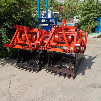 转筛式元胡收获机 陇南半夏收获机 双层振动筛药材收获机价格