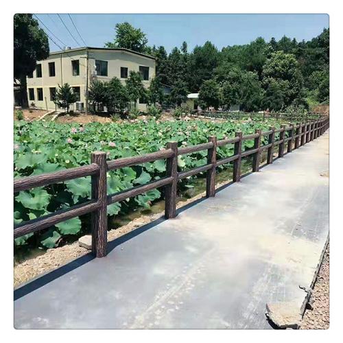 护栏 仿树皮护栏 仿木栏