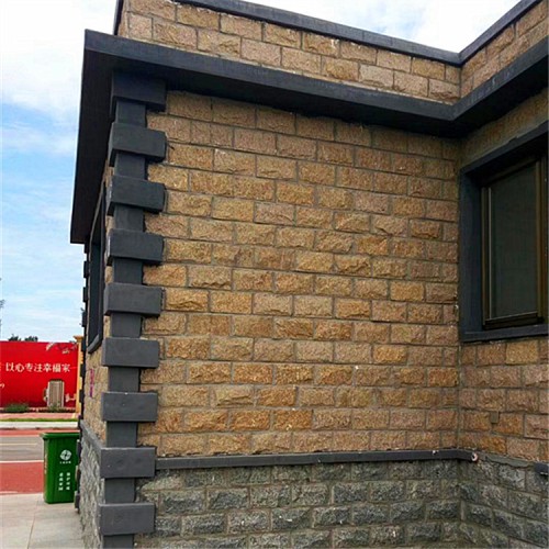 建筑外墙黄色蘑菇石 虎皮黄蘑菇石价格 文化砖 实地厂家