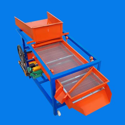 乐民牌粮食筛选机 玉米清杂机 小型震动筛粮机