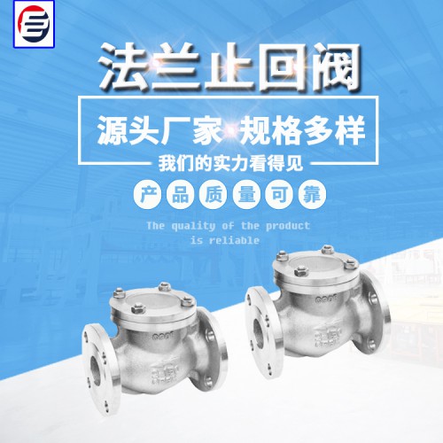 法兰止回阀 止回阀厂家 旋启式止回阀 巨思特阀门