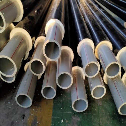 pert聚氨酯直埋保温管塑代钢理想管道