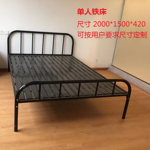 抚州铁床厂家 单人铁床定制 公寓宿舍学生上下铺铁床批发