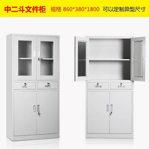 赣州中二斗文件柜 档案柜资料柜 器械柜厂家定制