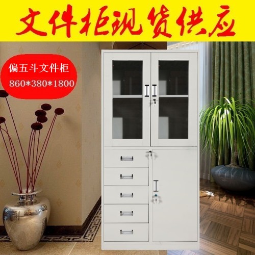 偏五斗文件柜 偏五斗档案柜 铁皮柜定制