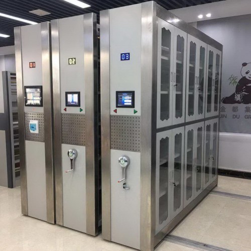 移动书架 手摇书架 图书馆书架