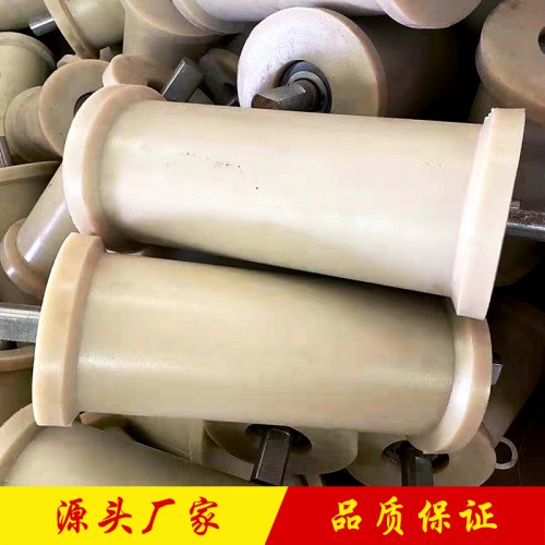 矿用尼龙地滚轮型号 耐磨耐腐蚀聚氨酯地滚轮厂家