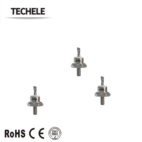 励磁机用旋转二极管 ZX40A 正反向螺母型20MM粗