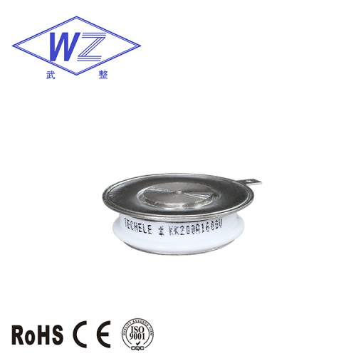 平板式快速晶闸管KK200A1600V调压器用可控硅